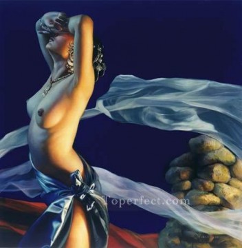 nc0011GD realistic from photo woman nude Oil Paintings